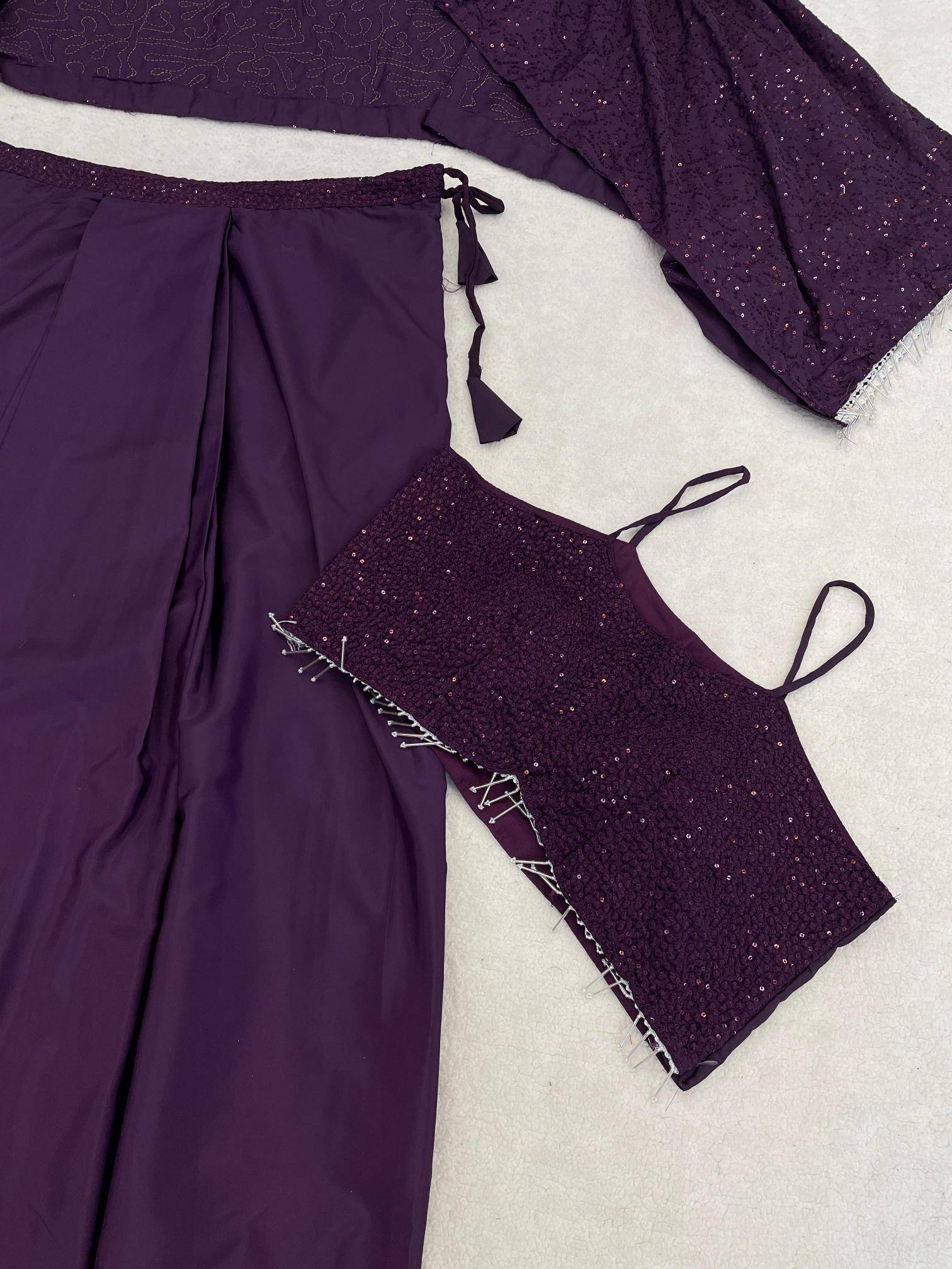 Designer Fancy BB 63 sequin Surat lehenga choli manufacturers